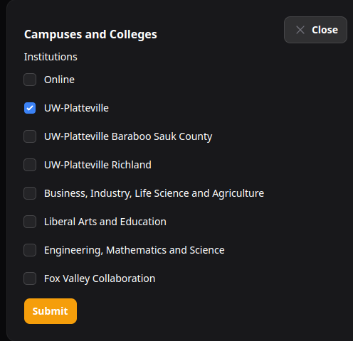 Campuses and Colleges Edit