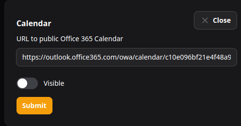 Office 365 Calendar URL
